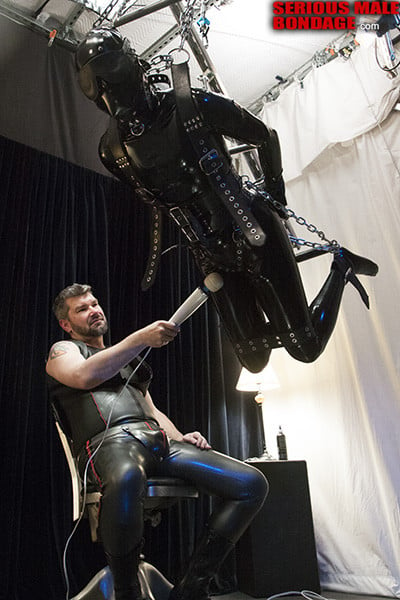 Rubber Slave Submits To Extreme Bondage GayDem