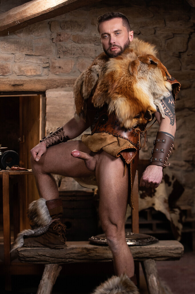 Viking Gay Porn - Viking Sliding His Horn Into Buddy's Tight Hole - GayDemon